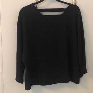 Black loose top!